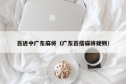 百进中广东麻将（广东百搭麻将规则）