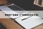 带风的广东麻将（广东麻将全风多少倍）