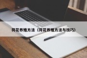 荷花养殖方法（荷花养殖方法与技巧）