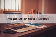 广东麻将小曹（广东麻将七小对牌型）