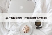 qq广东麻将视频（广东麻将腾讯手机版）